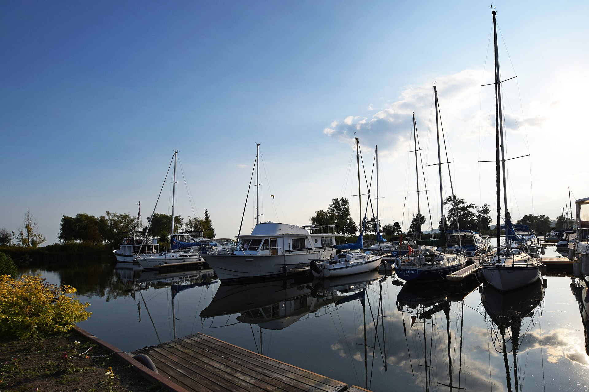 Frenchman's Bay Marina on the Pickering waterfront in Durham Region